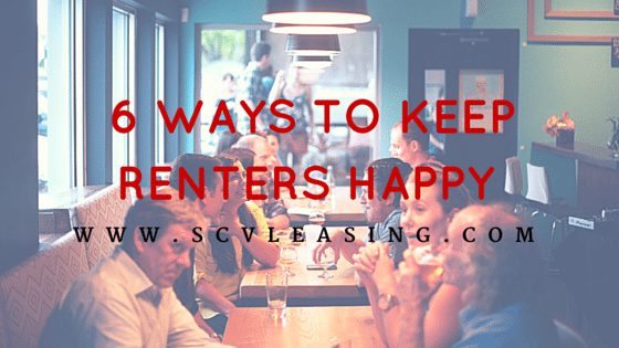 Available sCV 1 - 6 Ways to Keep Renters Happy