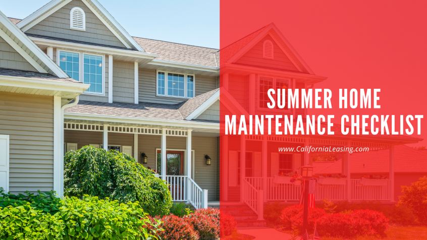 Summer Home Maintenance Checklist blog post image