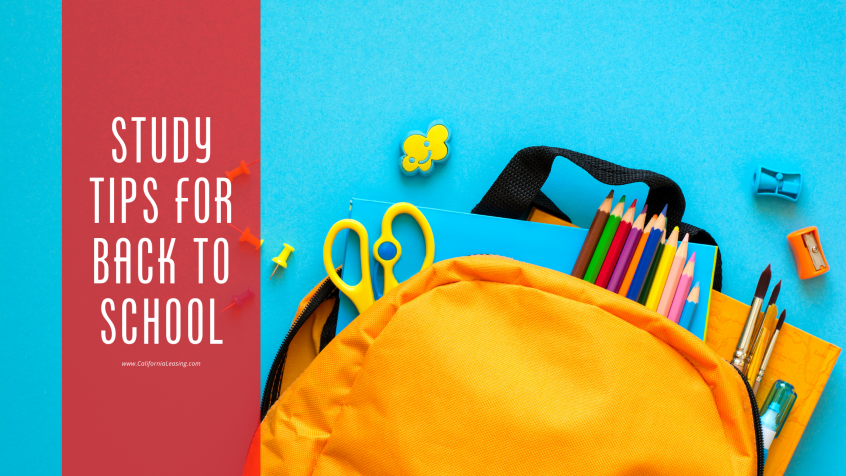 Study Tips for Back to School blog post image