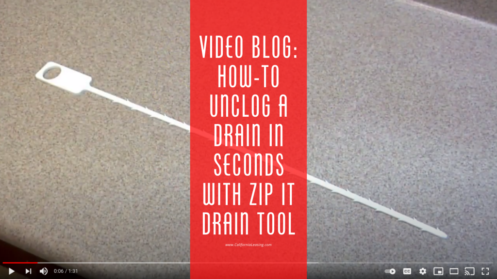 How-to Unclog a Drain in Seconds with Zip It Drain Tool