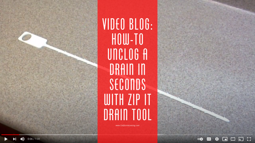 How-to Unclog a Drain in Seconds with Zip It Drain Tool blog post image