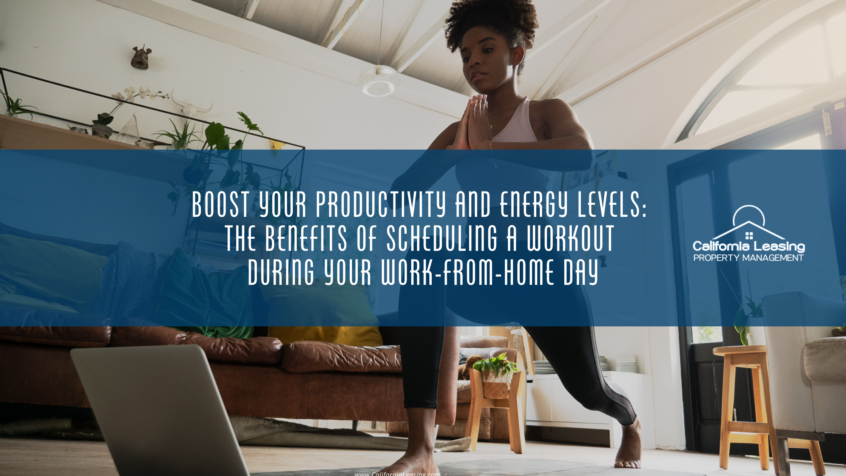 woman working out at home in her living - Boost Your Productivity and Energy Levels: The Benefits of Scheduling a Workout During Your Work-From-Home Day