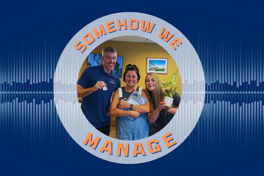 Cody, Deanna & Ellie from Somehow We Manage Podcast